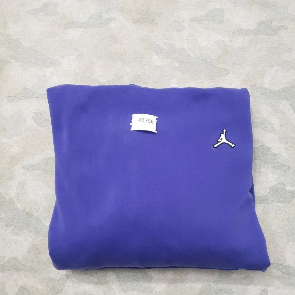 Air Jordan Sweatshirt Mens 2XL‎ Blue Pullover Hoodie Pocket Long Sleeve